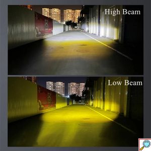 Future Eyes F150 Αδιάβροχοι Προβολείς LED Μοτοσυκλέτας Hi/Lo 12V 8000LM σετ 6500K 3000K