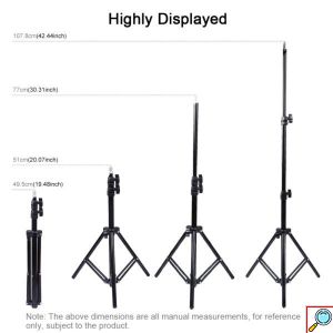 Φωτογραφικό Φωτιστικό Δαχτυλίδι LED 26cm USB με Ρυθμιζόμενο Θερμό & Ψυχρό Φωτισμό - Dimmer - Τρίποδο & Βάση Στήριξης Κινητού - Ring Light Lamp