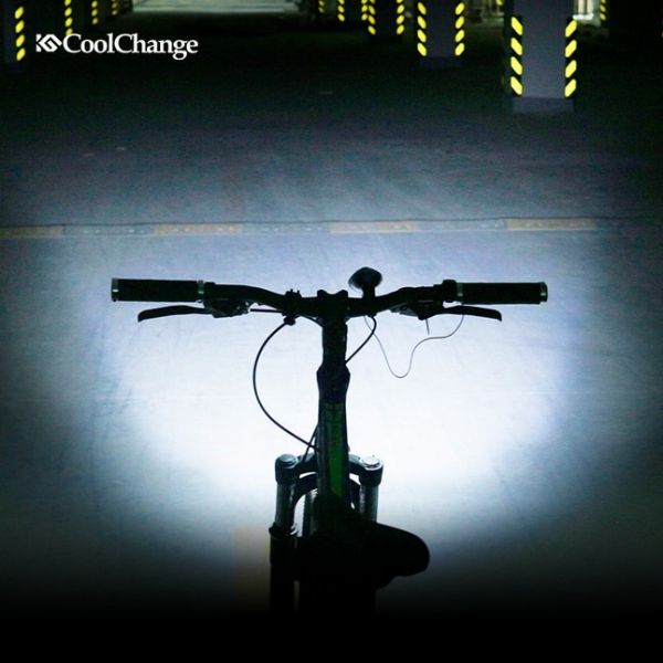 Επαναφορτιζόμενος USB LED Φακός Ποδηλάτου με Κόρνα - Bicycle Horn Lights 250 Lumens