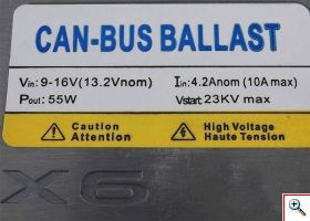 Φώτα XENON Η7 Can Bus 55W Χ6 - Πλήρες Kit ΧΕΝΟΝ H.I.D. 6000K