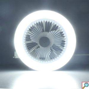 Φωτιστικό E27 Οροφής με Ανεμιστήρα 30W με 3 Ρυθμίσεις Λειτουργίας