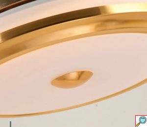 Φωτιστικό Οροφής με Πτυσσόμενο Ανεμιστήρα - Λευκό, Θερμό, Ουδέτερο Φως & Τηλεχειριστήριο