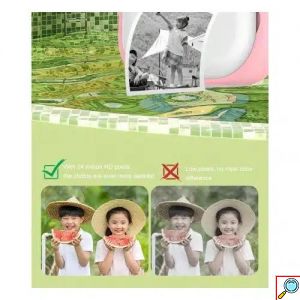 Instant Παιδική Φωτογραφική Μηχανή με Θερμική Εκτύπωση Χωρίς Μελάνι