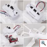 WiFi Τηλεκατευθυνόμενο Ελικόπτερο Quadcopter 6 Axis Gyro 2.4GHz με Camera GALAXY G20