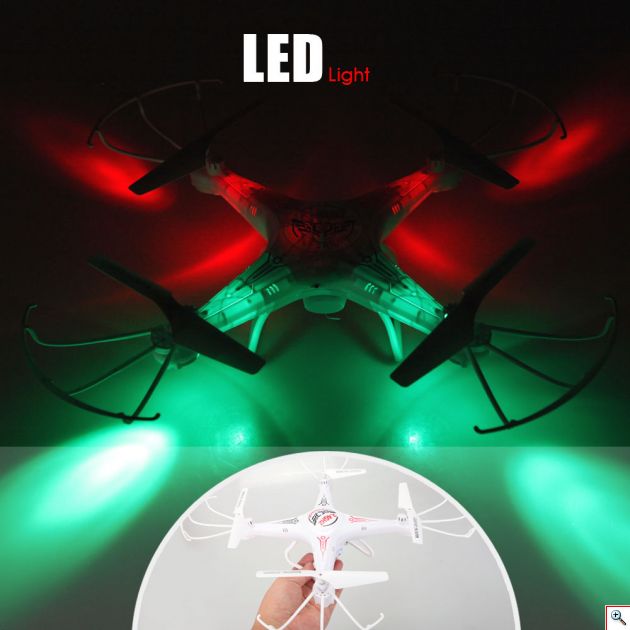 WiFi Τηλεκατευθυνόμενο Ελικόπτερο Quadcopter 6 Axis Gyro 2.4GHz με Camera GALAXY G20