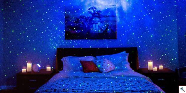 Φωτιστικο Δωματίου tiktok Galaxy Projector LED με Original Laser Effect με Ηχείο Bluetooth - Προτζέκτορας Αστεριών USB