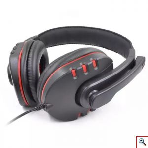 Ρυθμιζόμενα Gaming Ακουστικά On Ear Κεφαλής με Μικρόφωνο & Jack 3.5mm - PC PS4 Headset 