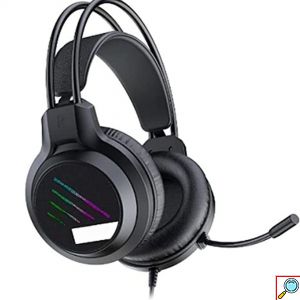 Gaming RGB Ενσύρματο Headset με Μικρόφωνο με Μείωση Θορύβου