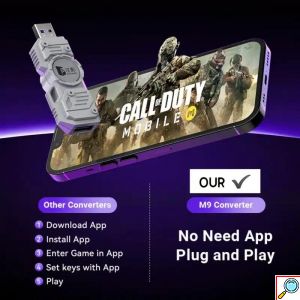 Gaming Set Κινητού με Πληκτρολόγιο, Ποντίκι Bluetooth RGB LED + Φορτιστής USB + Βάση Στερέωσης
