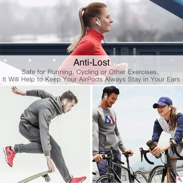 AirPods Hook - Γάντζοι Αυτιού για AirPods Black