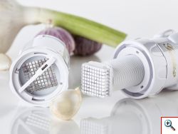 Σετ Πρέσσα - Κόφτης Σκόρδου BRAVA Garlic Cutter 4 σε 1