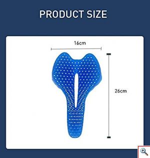 Gel Κάλυμμα - Μαξιλάρι Σέλας Ποδηλάτου για Άνετο Κάθισμα Egg Bicycle Cushion