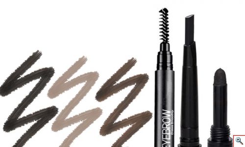 Μολύβι Φρυδιών 3 σε 1 & Μακιγιάζ Ματιών - Glamza Eyebrow 3 in 1 Liner Pen