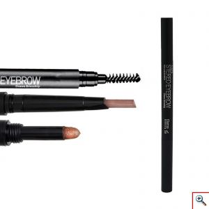 Μολύβι Φρυδιών 3 σε 1 & Μακιγιάζ Ματιών - Glamza Eyebrow 3 in 1 Liner Pen