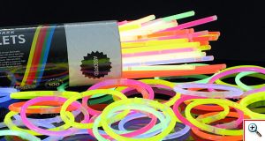 Φωσφορίζοντα βραχιόλια - ράβδοι glow stick - Σετ 50 Τεμαχίων