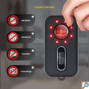 GPS Mini Ασύρματος Αντικατασκοπευτικός Ανιχνευτής - Κάμερα Ασύρματων Συσκευών & Κρυφών Καμερών με Σάρωση Υπέρυθρων & Αισθητήρα Κίνησης