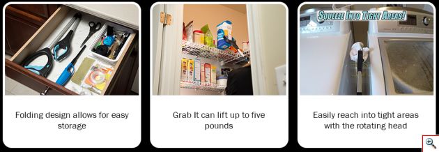 Λαβίδα Δαγκάνα Πιασίματος Αντικειμένων GrabIt Μήκους 80cm – Έξυπνο Gadget για Δουλειές στο Σπίτι ή το Κατάστημα