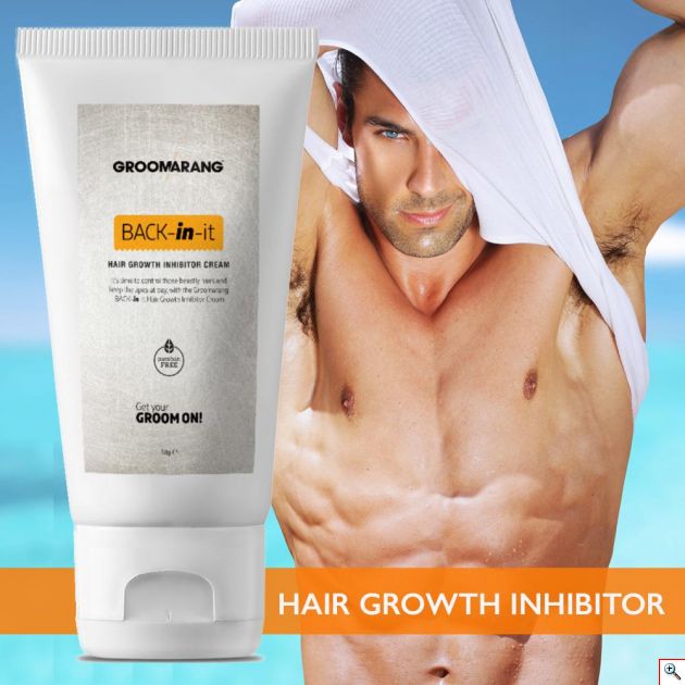 Groomarang Hair Growth Inhibitor Cream 50ml για αποτελεσματική μείωση της τριχοφυΐας