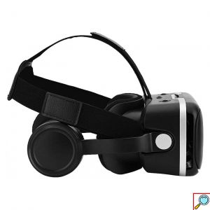 3D VR Headset Ρυθμιζόμενα Γυαλιά Εικονικής Πραγματικότητας με Ενσωματωμένα Ακουστικά Shinecon για Smartphone Κινητά 4.7 έως 6 Ίντσες