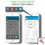Γυάλινη Ψηφιακή Ζυγαριά Bluetooth για Μέτρηση Βάρους & Λιπομετρητή Σώματος Έως 180kg - Ροζ