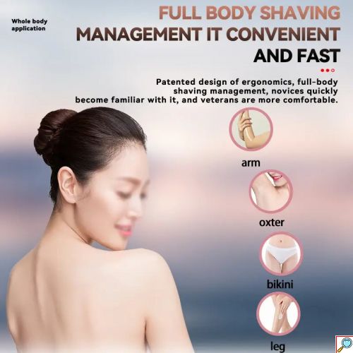 Αποτριχωτική Συσκευή Σώματος 2 σε 1 για Γυναίκες Kemei