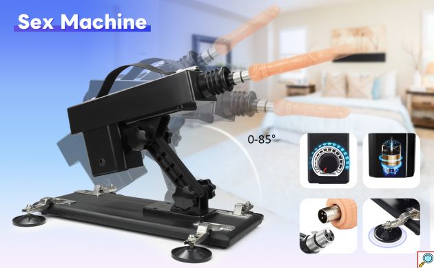 Ηλεκτρικό Γυναικείο Sex Machine Πολλαπλών Εντάσεων με Ρεαλιστικό Dildo XXL
