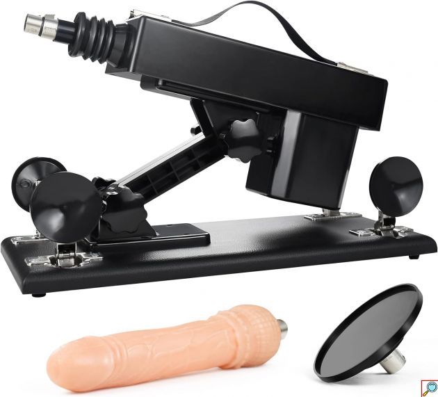 Ηλεκτρικό Γυναικείο Sex Machine Πολλαπλών Εντάσεων με Ρεαλιστικό Dildo XXL