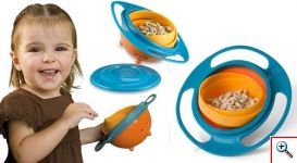 Universal Gyro Bowl - To έξυπνο Μπωλ για Παιδιά, που Συγκρατεί στη Θέση του το Γεύμα 