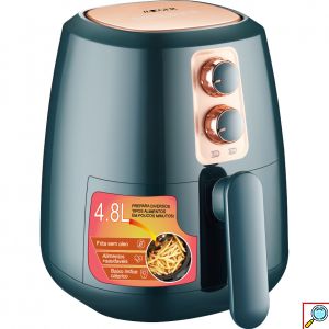 Haeger® Φριτέζα Αέρος 1350W με Αποσπώμενο Κάδο 4.8L & Ρυθμιζόμενο Θερμοστάτη 