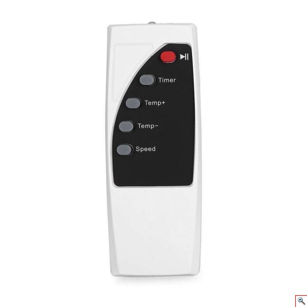 Μίνι Σόμπα Πρίζας - Αερόθερμο 500Watt με Τηλεχειριστήριο, Θερμοστάτη, Χρονοδιακόπτη, Ρυθμιζόμενη Πρίζα & Οθόνη οικονομική