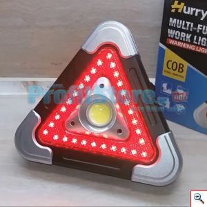 Επαναφορτιζόμενος Φακός Εργασίας - Φωτιστικό Ασφαλείας - Powerbank - COB LED 500 Lumens - Τρίγωνο Αυτοκινήτου HB-6609