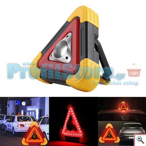 Επαναφορτιζόμενος Φακός Εργασίας - Φωτιστικό Ασφαλείας - Powerbank - COB LED 500 Lumens - Τρίγωνο Αυτοκινήτου HB-6609