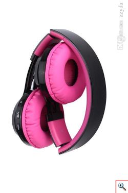 Ασύρματα & Ενσύρματα On-Ear Ακουστικά LED Bluetooth με Aux, SD/TF, FM Radio & Μικρόφωνο - Foldable Wireless Headphones 