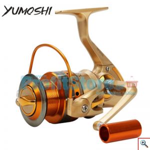 Μηχανισμός για Καλάμι Ψαρέματος με 12 Ρουλεμάν & Οδηγό Πετονιάς Yumoshi HF-7000