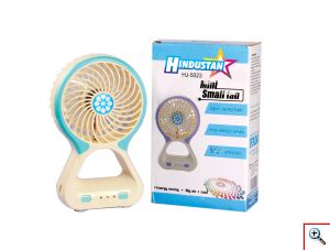 Μίνι Φορητός Επιτραπέζιος και Επαναφορτιζόμενος Ανεμιστήρας Γραφείου USB με 3 Ταχύτητες