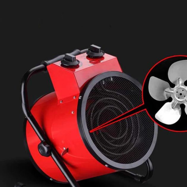 Επιδαπέδιο Φορητό Ηλεκτρικό Αερόθερμο Ανεμιστήρας Θερμότητας - 3000W 220V/240V με 3 Επίπεδα Θερμότητας 