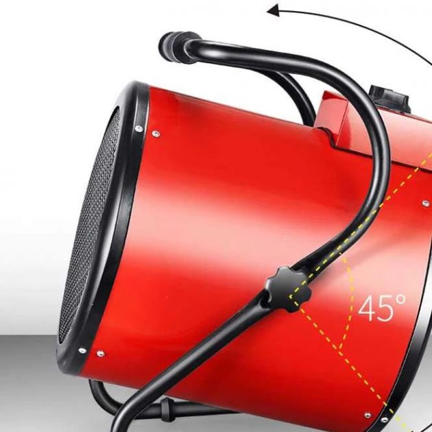 Επιδαπέδιο Φορητό Ηλεκτρικό Αερόθερμο Ανεμιστήρας Θερμότητας - 3000W 220V/240V με 3 Επίπεδα Θερμότητας 