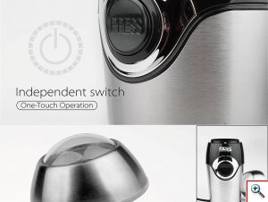 Ηλεκτρικός Μύλος Άλεσης Καφέ 200W DSP - Silver