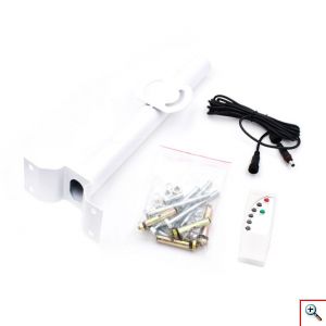 Ηλιακό Φωτιστικό Δρόμου LED 20W Αδιάβροχο Εξωτερικού Χώρου με Φωτοκύτταρο & Τηλεχειριστήριο