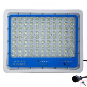 Ηλιακός Προβολέας LED, 100 - 200 - 300 W, Αδιάβροχος IP67 με Φωτοβολταϊκό Πάνελ, Τηλεχειριστήριο, Αισθητήρα Κίνησης & Χρονοδιακόπτη