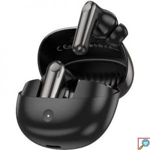 Hoco In-ear Bluetooth TWS Ακουστικά με Θήκη Φόρτισης Μαύρο