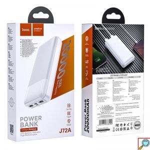 Powerbank 20000 mAh με 2 Θύρες USB και Φωτεινή Ένδειξη - Hoco