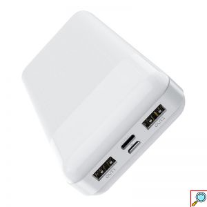 Powerbank 20000 mAh με 2 Θύρες USB και Φωτεινή Ένδειξη - Hoco
