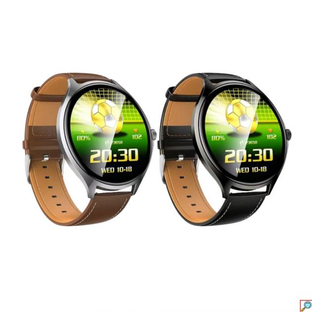 Hoco GPS Smartwatch με Ελληνικό Μενού και Bluetooth Κλήσεις Μαύρο