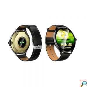 Hoco GPS Smartwatch με Ελληνικό Μενού και Bluetooth Κλήσεις Μαύρο