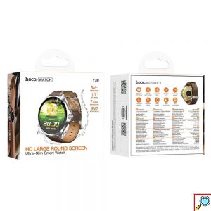 Hoco GPS Smartwatch με Ελληνικό Μενού και Bluetooth Κλήσεις Μαύρο