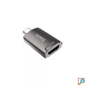 Hoco UA19 Μετατροπέας Type C male σε HDMI female Γκρι