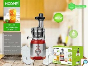 Hoomei Αποχυμωτής Φρούτων 300W Κόκκινος