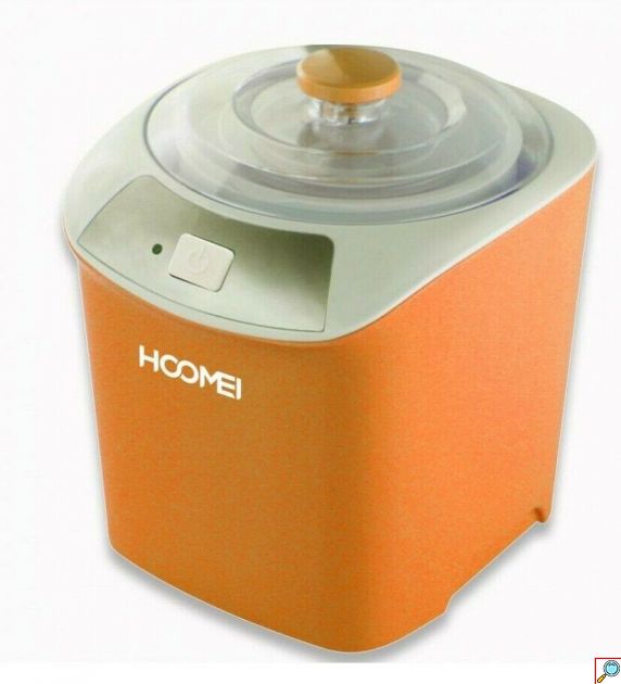 Hoomei Αυτόματος Παρασκευαστής Γιαουρτιού 20W με Χωρητικότητα 1lt - Πορτοκαλί