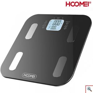 Hoomei® Ψηφιακή Ζυγαριά έως 180kg με Μετρητή Λίπους & Μυικής Μάζας & Αισθητήρες Ακριβείας 4 Σημείων